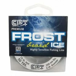 New 👍 Ice Fishing Braided Line Clam Frost 50 Yd Ice Fishing Line 🥰